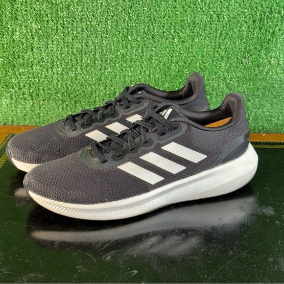adidas Other - Aidas Runfalcon 3.0 Running Shoes Cloudfoam Core Black White HQ3790 Men Size 11